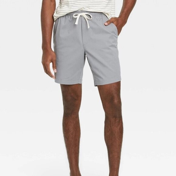 Goodfellow & Co Men’s 8" Everyday Pull-On Shorts | Size S | NWT | Gray | Casual - Picture 1 of 1